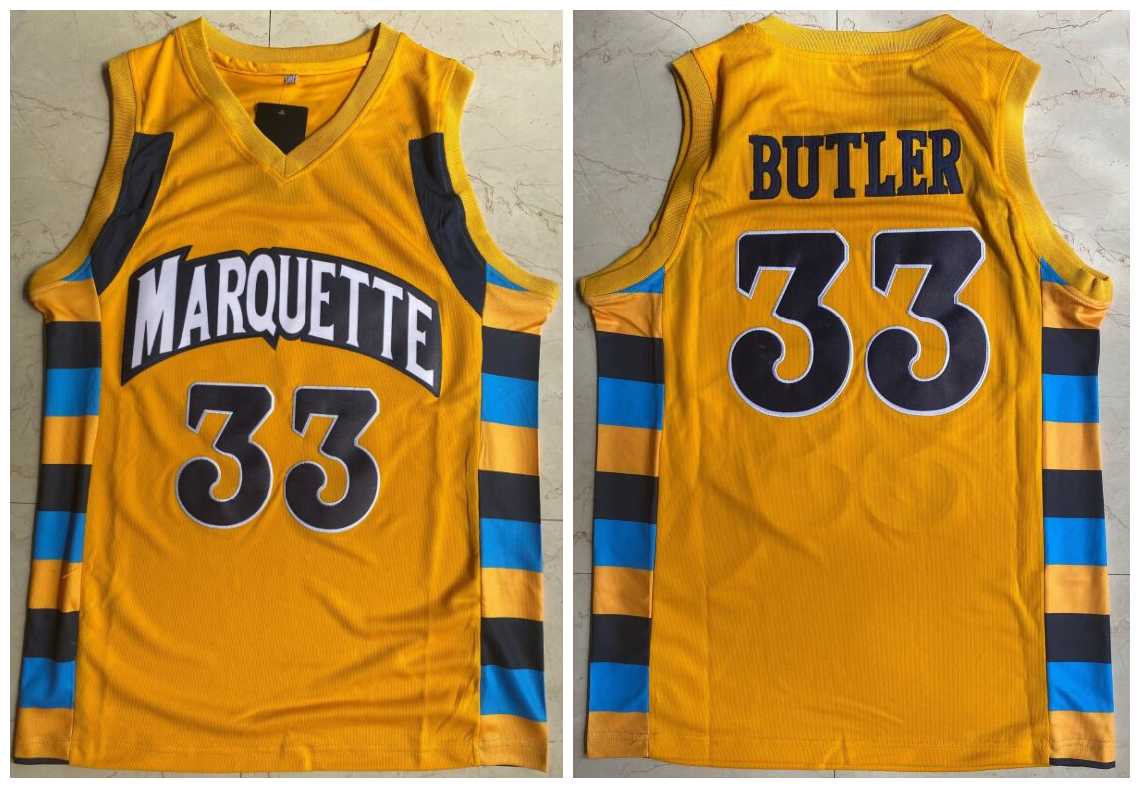Marquette 33 Jimmy Butler Yellow College Basketball Jersey,We sell and wholesale Marquette 33 Jimmy Butler Yellow College Basketball Jersey on line form chian!